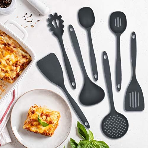 Glad Cooking Kitchen Utensils Set – 7 Pieces, Nylon Tools for Nonstick