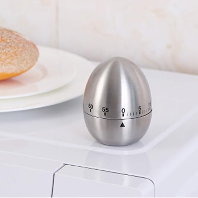 Kitchen Timer for Cooking, Egg Kitchen Timer Stainless Steel Mechanical - Image 9