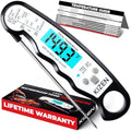 KIZEN Instant Read Digital Meat Thermometer, IP67 Waterproof