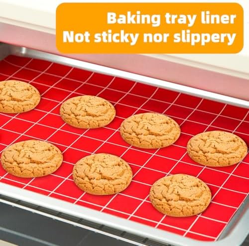 Silicone Baking Mat Roll 16IN*5FT Free Cutting, Non-Slip Pastry Mat
