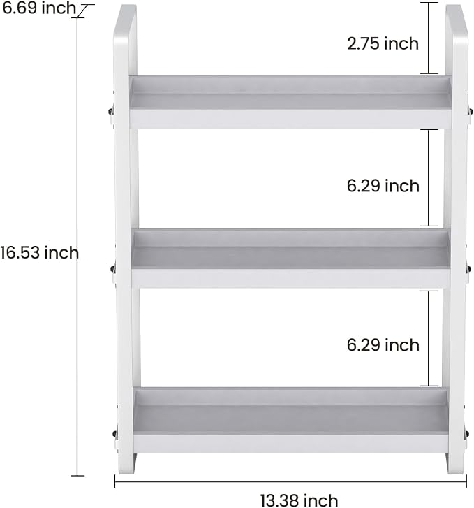 HNRLOY Bathroom Counter Organizer, Bathroom Countertop Organizer, Counter Shelf - Image 3