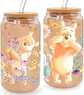 Pooh Bear Frosted Cups, Honey Bear Cup Gift for Women, Gifts for