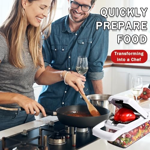 25-in-1 Vegetable Chopper with 13 Blades