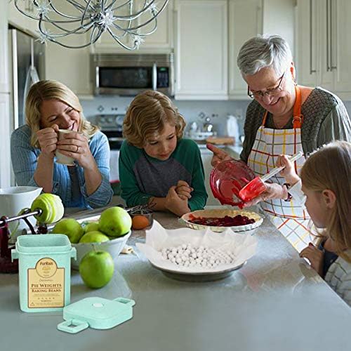 FurRain Ceramic Pie Weights Reusable 10mm Baking Beans Pie Crust