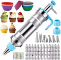164Pcs Cake Decorating Tools Supplies Kit with Dessert Piping Syringe