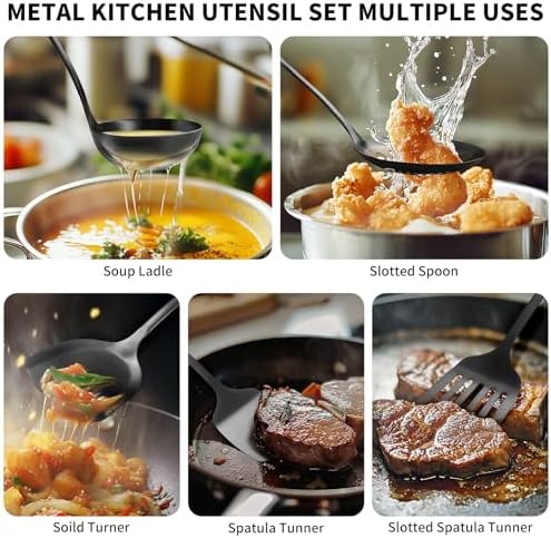 304 Stainlss Steel Kitchen Utensils Set, 10 Pcs
