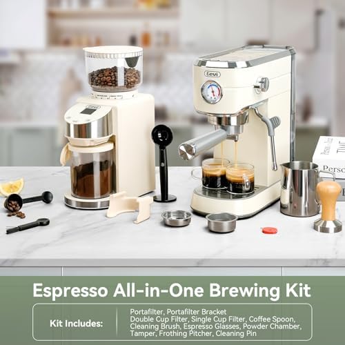 Gevi 20 Bar Espresso Machine with Conical Burr Grinder