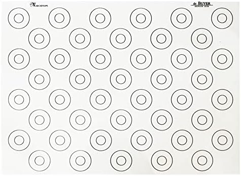 de Buyer Macaron Silicone Baking Mat - 15.75” x 11.75” - Perfect for