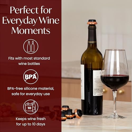 Electric Wine Preserver - Rechargeable Vacuum Saver With Airtight Seal