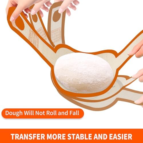 PLAPITATE Silicone Bread Sling, 2 Orange Set