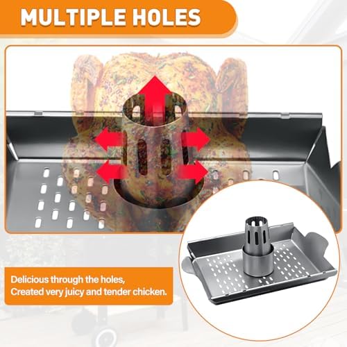 Beer Can Chicken Holder for Grill Smoker Oven, Vertical Chicken