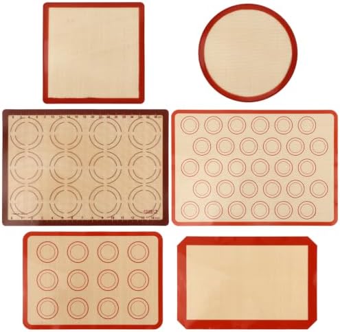 Non-Stick Silicone Baking Mat Set, Extra Thick