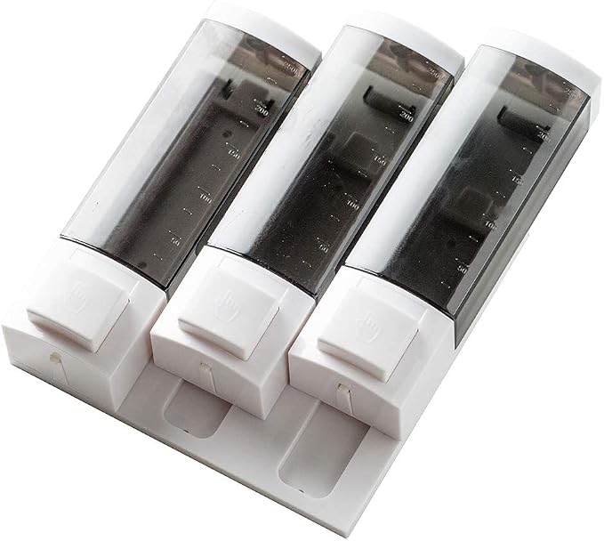 Shower Soap Dispenser 3-Chamber, Drill Free - Image 2