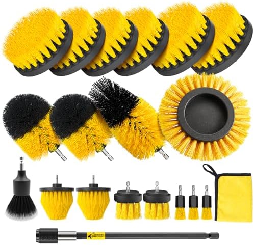 Holikme 20 Pack Drill Brush Set