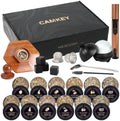 23Pcs Whiskey Cocktail Smoker Kit with Torch, 6 Flavors 12 Packs Wood
