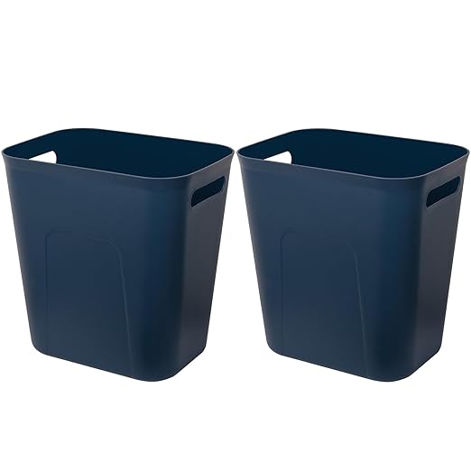 UUJOLY Plastic Small Trash Can Wastebasket, Garbage Container Basket by UUJOLY
