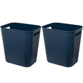 UUJOLY Plastic Small Trash Can Wastebasket, Garbage Container Basket by UUJOLY