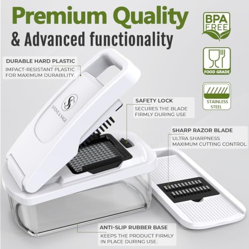 Vegetable Chopper and Mandoline Slicer