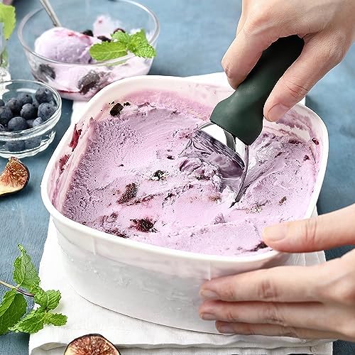 Spring Chef Professional Ice Cream Scoop & Stainless Steel Swivel
