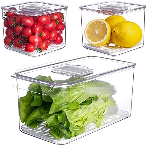 vacane Fresh Produce Saver, 3 Pcs, BPA-Free