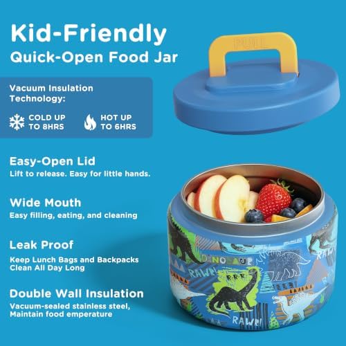 JXXM Bento Lunch Box for Kids With 8oz Soup thermo,Leak-proof Lunch