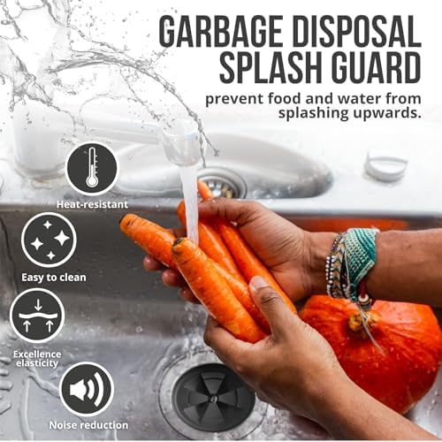 AR-PRO (2-Pack) Garbage Disposal Rubber Drain Insert - 3 3/8" Garbage