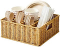 Berdeng Utensil Holder for Party, Paper Plate Dispenser for