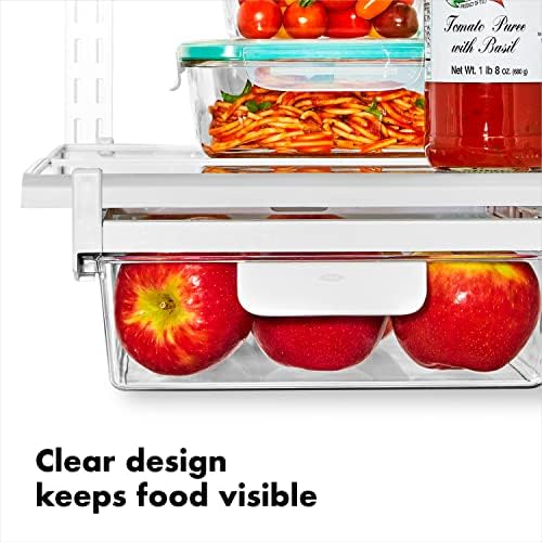 OXO Good Grips Fridge Undershelf Drawer 10 in - for Deli Meat, Cheese