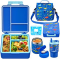 Bento Lunch Box for Kids with 17oz Soup Thermo,Insulated Tumbler Water