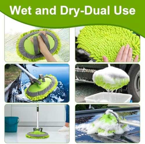 anngrowy 62” Microfiber Car Wash Brush Kit