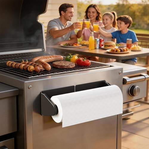 Magnetic Adjustable Paper Towel Holder, No-Drill
