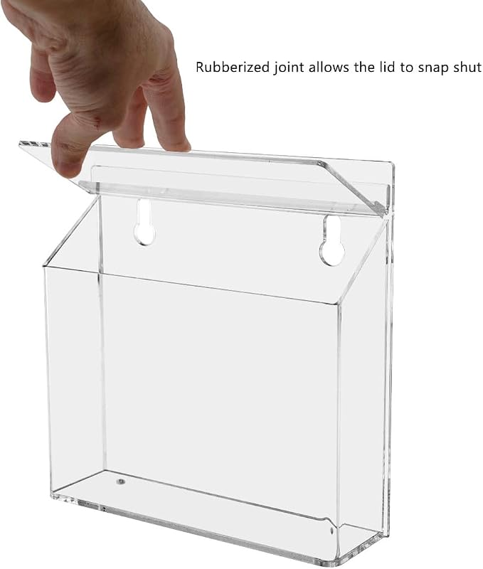 Marketing Holders Outdoor Brochure Holder Holds 7.5” x 5.5” Postcards Wall - Image 5