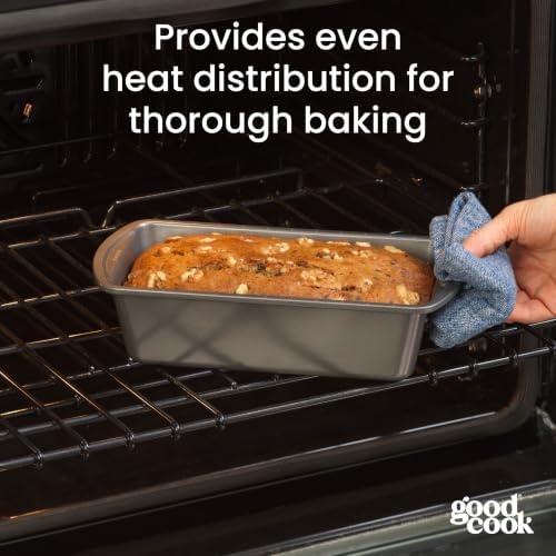 GoodCook Nonstick Loaf Pan Heavy-Duty Steel Bakeware with Easy-Clean