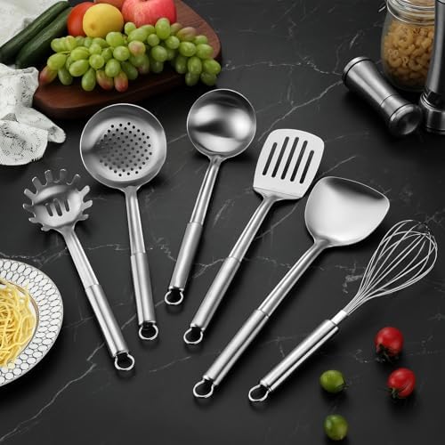6-Piece Stainless Steel Kitchen Utensil Set