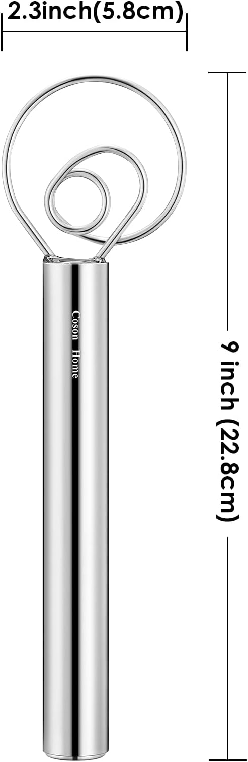 Small Ring Danish Dough Whisk Stainless Steel, Suitable - Image 7