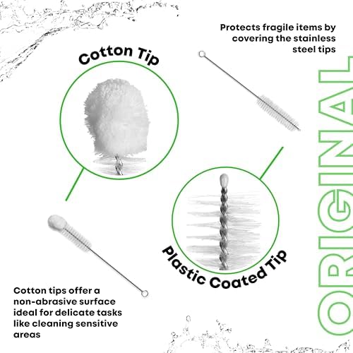 Pipe Perfect Original Cleaning Brush Set – Multi-Size Detail Brushes