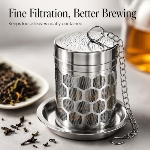 6 Pack Tea Infuser for Loose Leaf Tea, Stainless Steel Tea Strainer