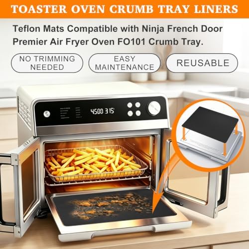 5 PCS Air Fryer Crumb Tray Liner Compatible with Ninja French Door