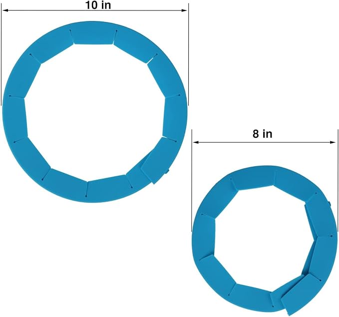 SUUCARER Adjustable Pie Crust Shield Silicone Pie Protector, Pie Ring Crust - Image 5