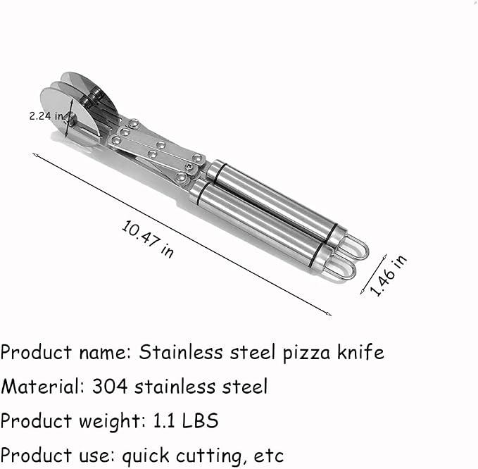 Wheel Pastry Cutter, Adjustable Pasta Cutter - Image 2