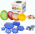 2-in-1 Produce Saver Containers, 4 Containers + 6 Lids