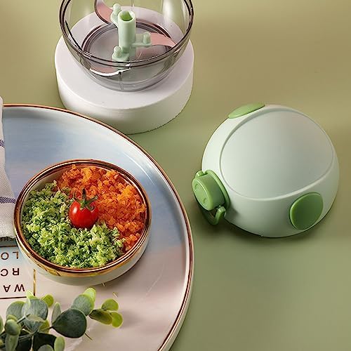 Manual Garlic Chopper - Multifunctional Hand Pull String Mincer and