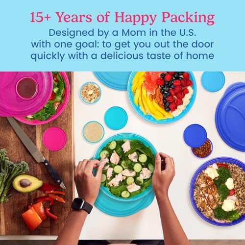 Bentgo Easyboxes Salad-to-Go Containers - 8-Piece Set: 4 Bowls