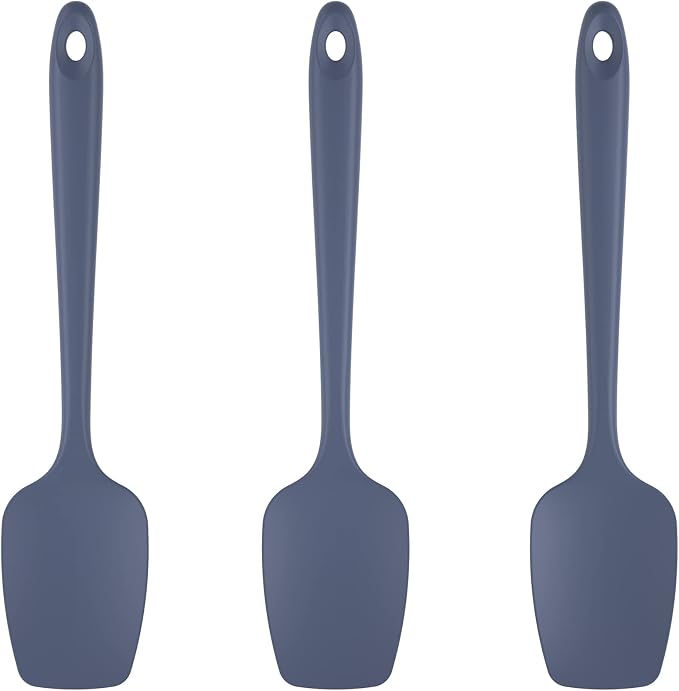 U-Taste Silicone Spoon Spatula Set, 600ºF High Heat Resistant Food Grade by U-Taste