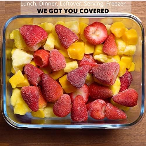 Razab 3300 ml / 112 oz Large Glass Food Storage Containers