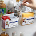 Space-Saving Cheese Slice Holder, 2-Pack, Fridge Door Hanging Storage