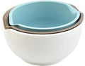 Set of 3 Mixing Bowls with Pour Spout-Nesting Design Saves Space by Cheeren