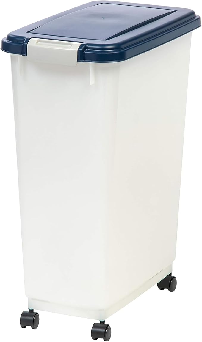IRIS USA Airtight Dog Food Storage Container, Attachable Wheels, - Image 3