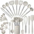 oannao Silicone Cooking Utensils Set, Khaki