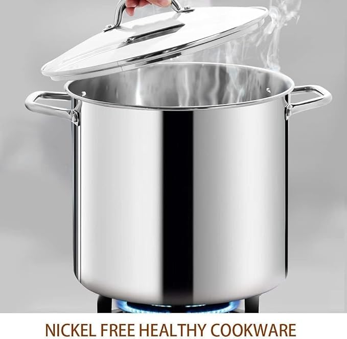 HOMICHEF 16 Quart LARGE Stock Pot - Image 3